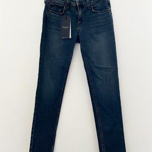 Womens Size 25 | Rag and Bone Low-Rise Slim Boyfriend Jean Ziggy Blue
